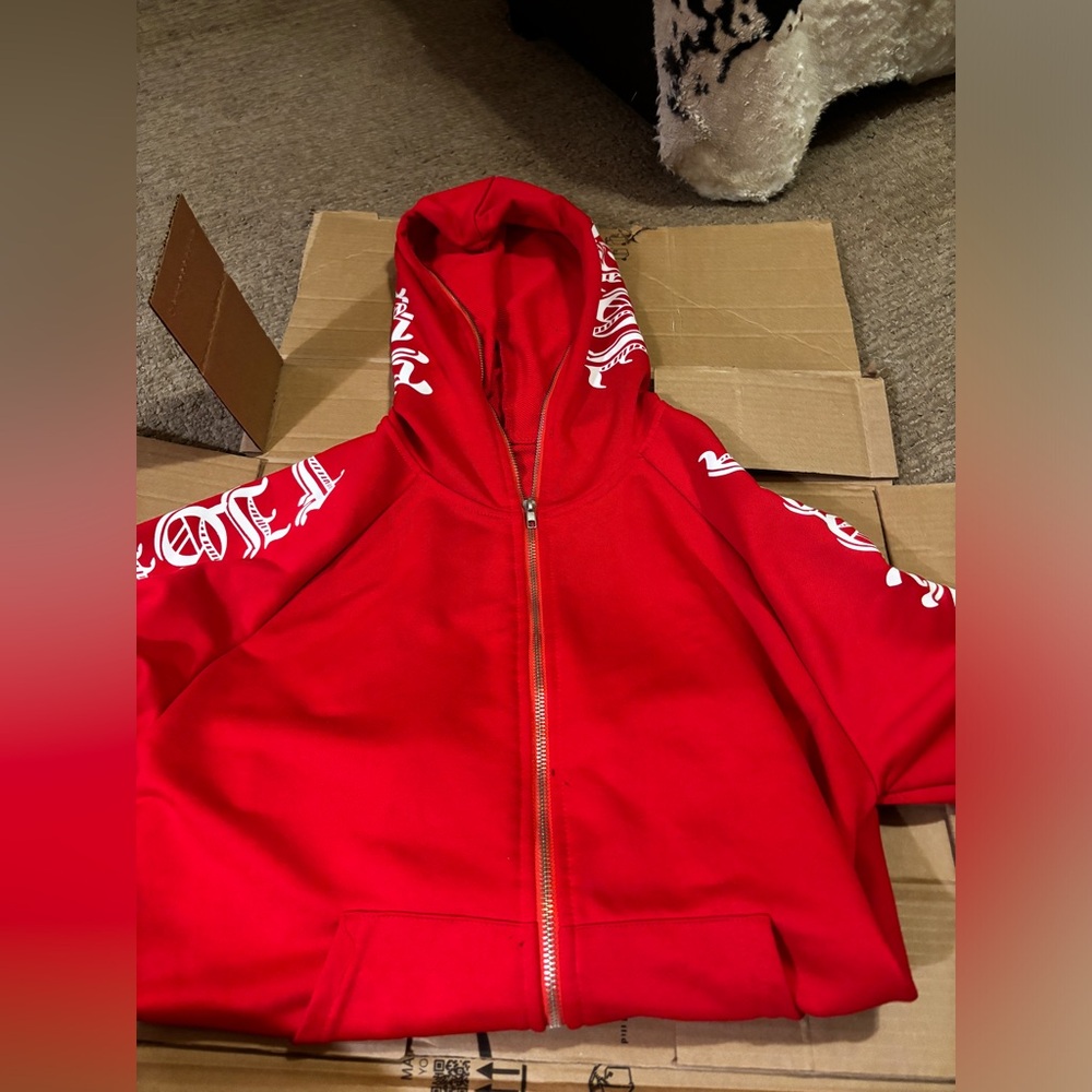 all the way zip up hoodie